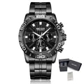 Mens Watches Top Brand Luxury Quartz Casual Wristwatch Date Clock Waterproof Wrist Watch Chronograph 2087