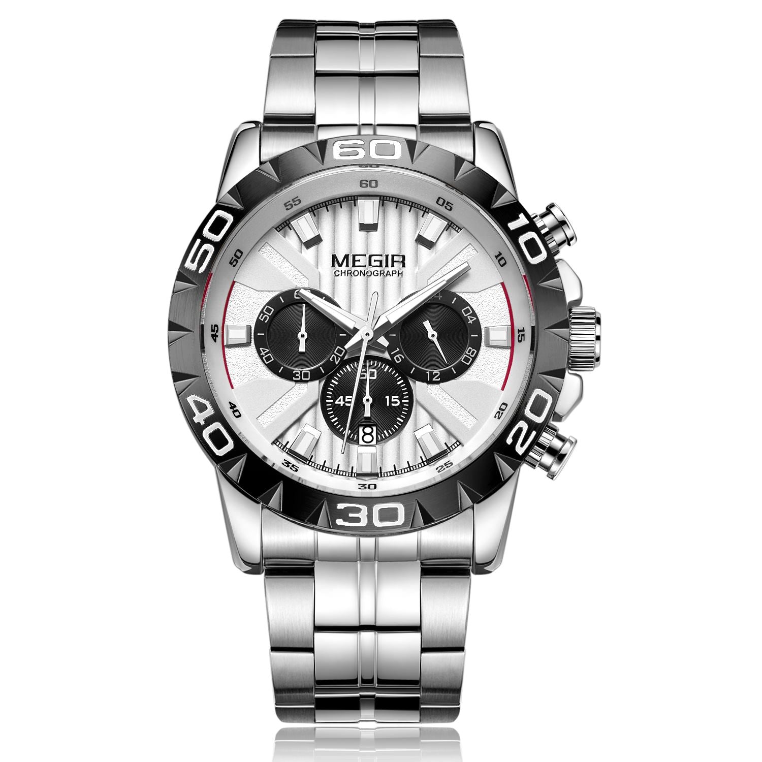 Mens Watches Top Brand Luxury Quartz Casual Wristwatch Date Clock Waterproof Wrist Watch Chronograph 2087