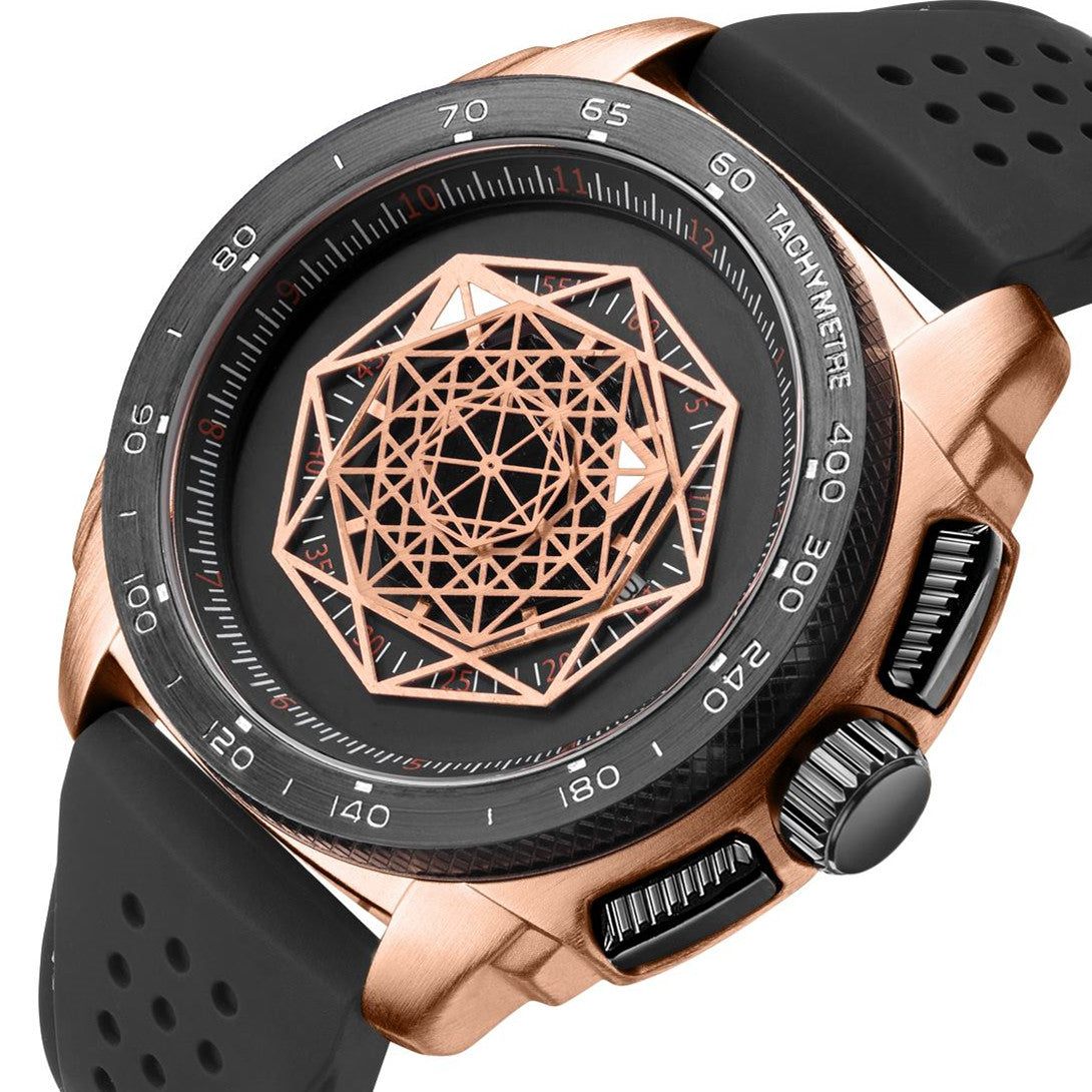 Men Silicone Band Quartz Casual Wrist Watches Large Dial Sport Military Watch Clock Luminous Waterproof Relogio Masculino 554