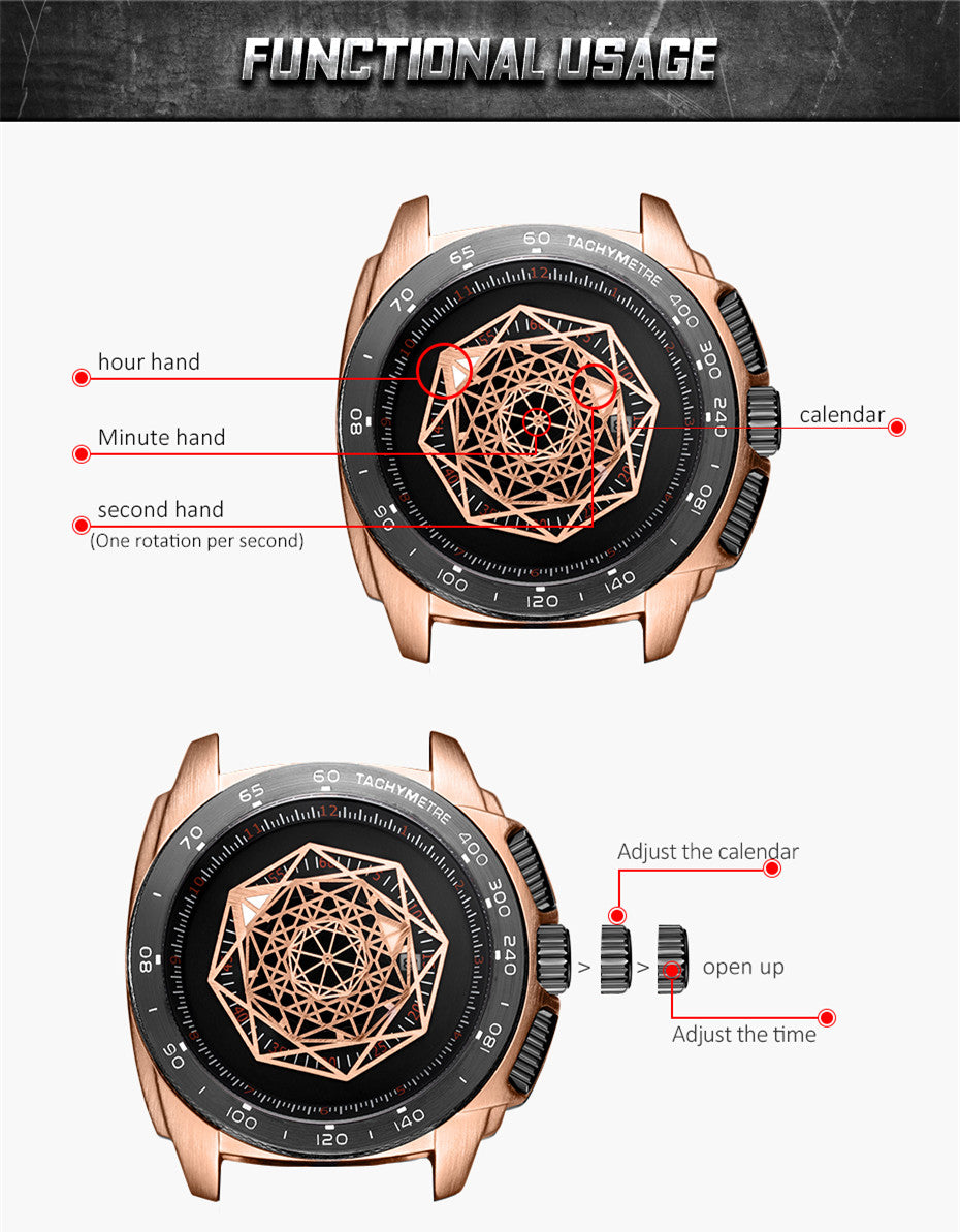 Men Silicone Band Quartz Casual Wrist Watches Large Dial Sport Military Watch Clock Luminous Waterproof Relogio Masculino 554