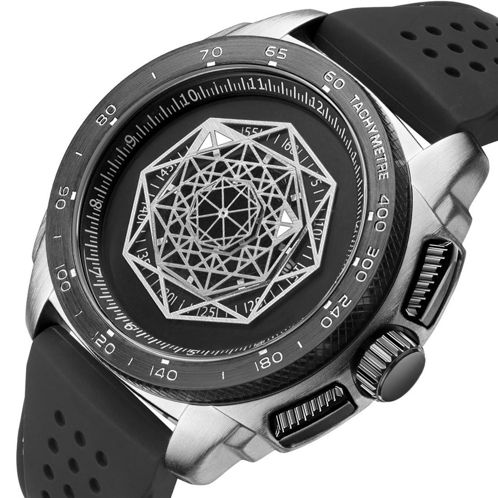 Men Silicone Band Quartz Casual Wrist Watches Large Dial Sport Military Watch Clock Luminous Waterproof Relogio Masculino 554