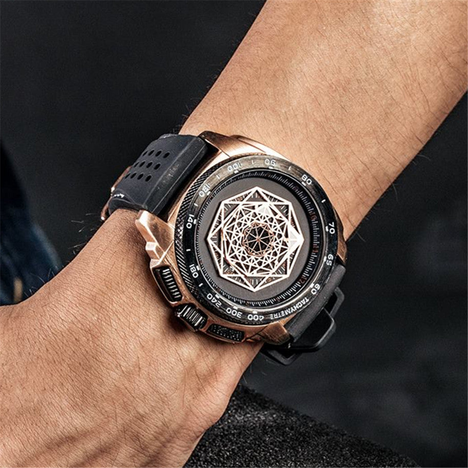 Men Silicone Band Quartz Casual Wrist Watches Large Dial Sport Military Watch Clock Luminous Waterproof Relogio Masculino 554