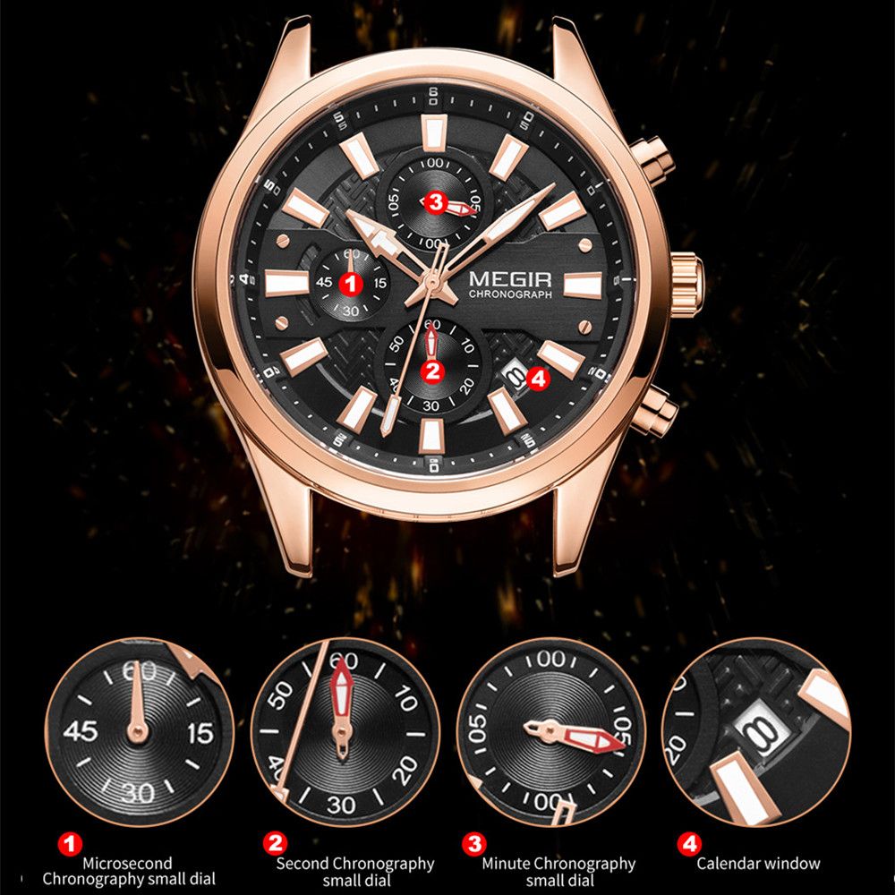 Fashion Men Watches Luxury Business Wristwatch Stainless Steel Quartz Watch Calendar Luminous Man Clock Relogio Masculino 2154