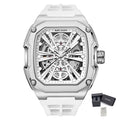 Automatic Mechanical Watch for Men Skeleton Dial Waterproof Luminous Men's Sport Casual Wristwatch Clock Reloj Hombre 8607